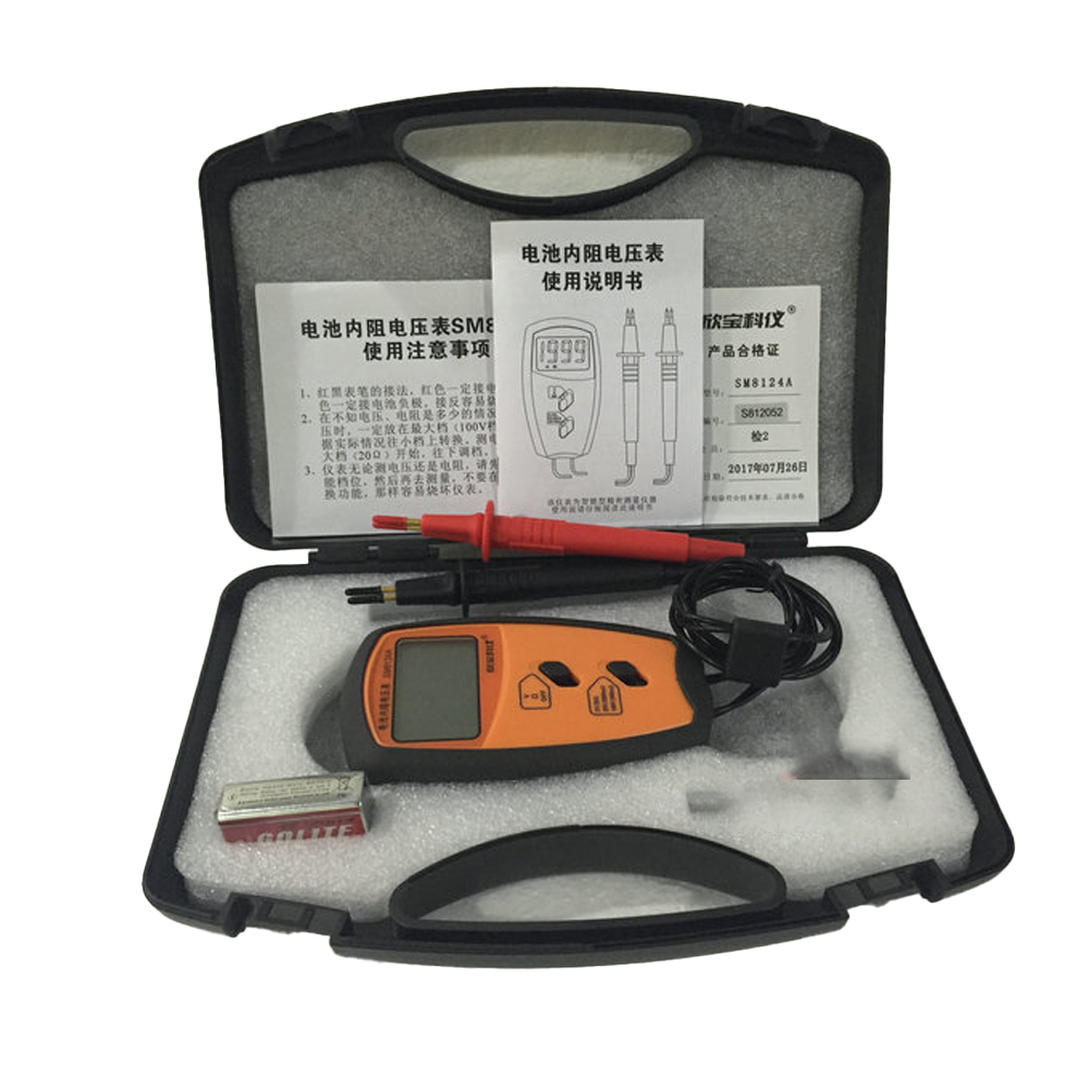 SM8124A Vierdrahtiger tragbare – Battery Internal Resistance Tester Four Wire Bewertung und Preis