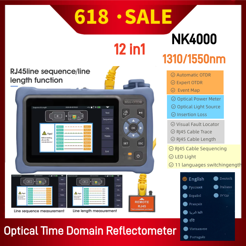 MINI OTDR 1310/1550nm 26/24dB  – Optical Time Domain Reflectometer Otdr 1310 1550Nm Bewertung und Preis