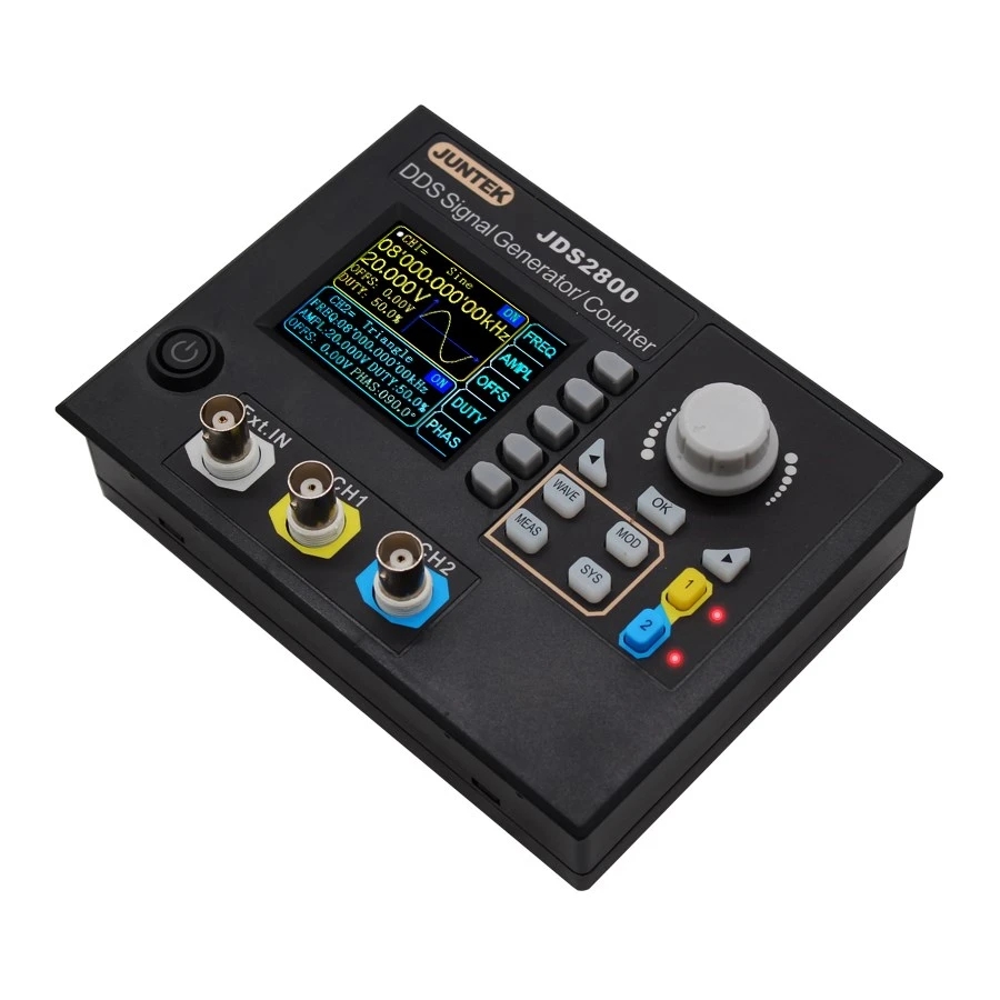 JDS2800-15M 60 MHz DDS-Funktio – Dual Channel Arbitrary Waveform Function Generator 60Mhz Bewertung und Preis